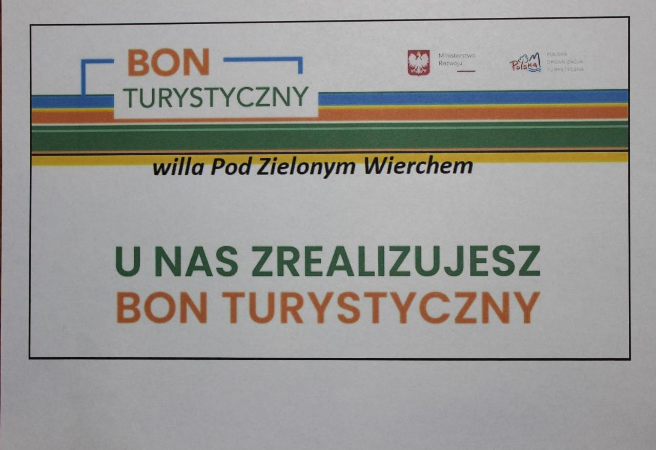 Willa Pod Zielonym Wierchem Закопане Екстериор снимка
